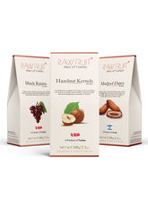 Dry Fruits Combo Pack Hazel Nut, Black Raisins & Dates