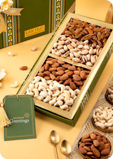 Healthy Indulgence Dry Fruits Gift Hamper including Cashews, Almonds, Raisins and Pistachios