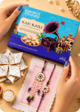 Sweet Celebrations: Kaju Katli with Bhaiya Bhabhi Rakhi Set
