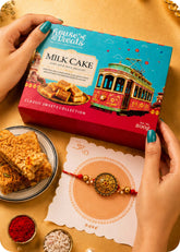 Double Delights : Milk Cake Sweets with Rakhi