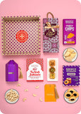 Dry Fruits, Cookies & Snacks with Tea Gift Hamper