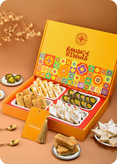 Sweets Gift Box for Every Celebration including Kaju Katli, Milk Cake, Anjeer Chakkar & Kesar Roll