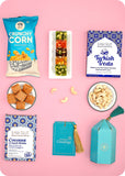 Gift Hamper: Bella Vita Perfume, Crunchy Snacks & Premium Dry Fruits