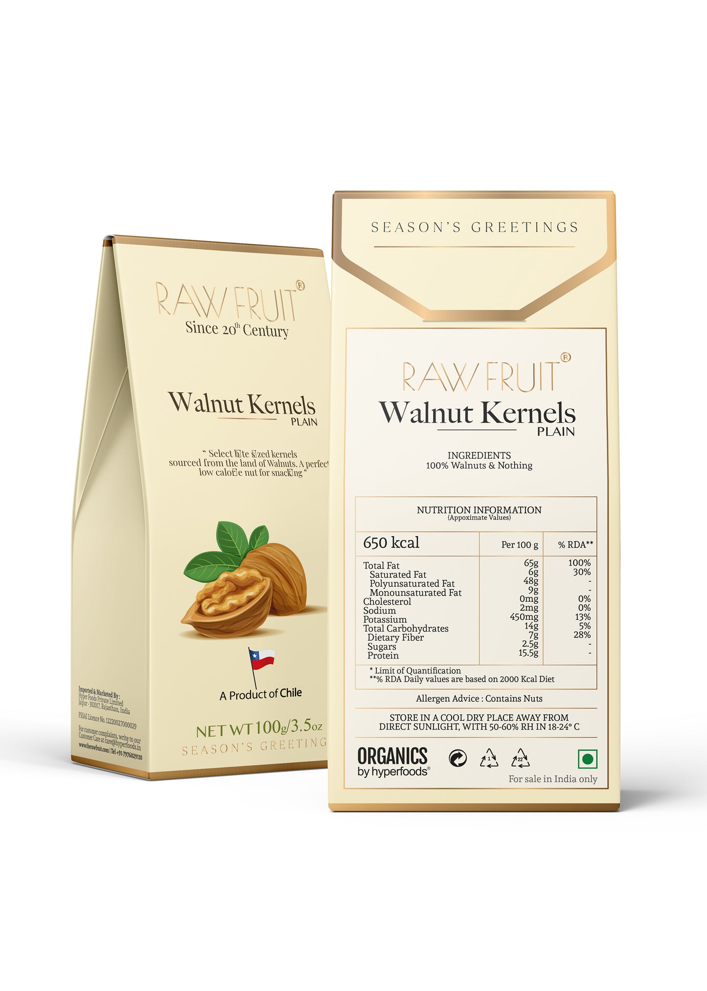 Dry Fruits Combo Pack Cashew, Almond, & Walnut