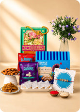 Gifts From The Orchards Dry Fruits & Sweets Gift Pack with Rakhi