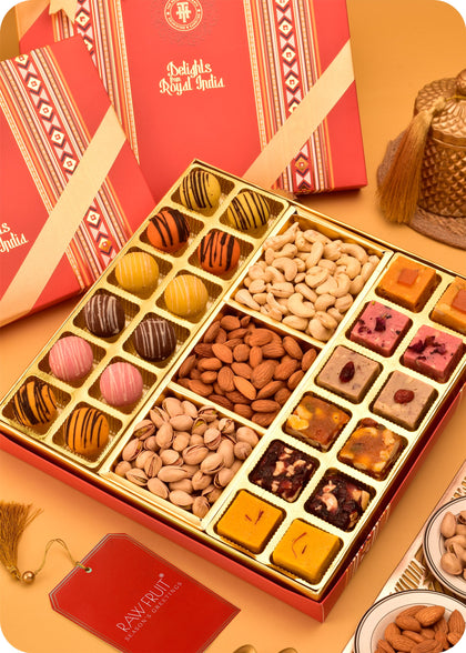 Premium Sweets Pack of 24 with Dry Fruits
