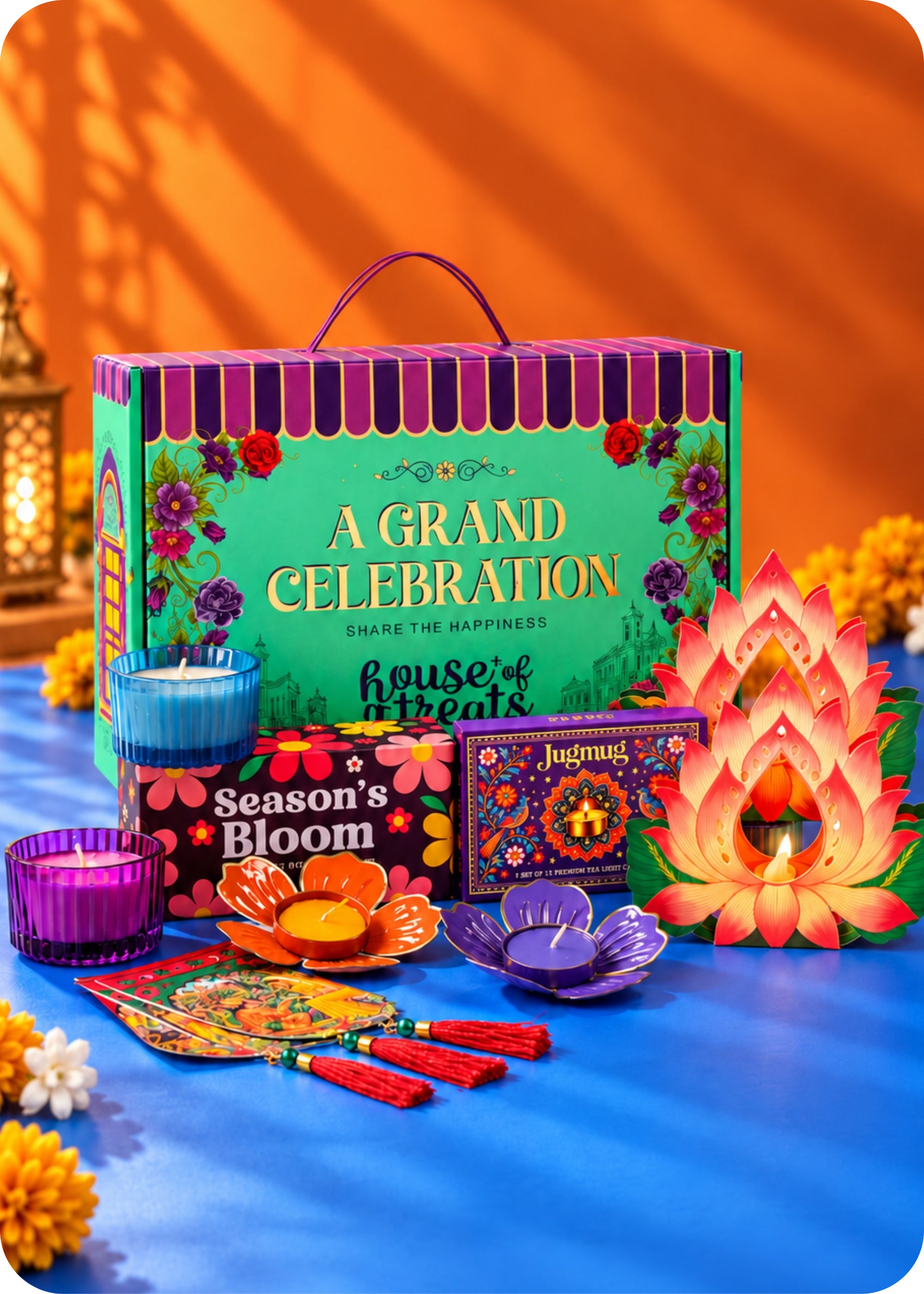 RawFruit A Grand Celebration Cookies, Snacks & Chocolates Gift Hamper with Diwali Gifts