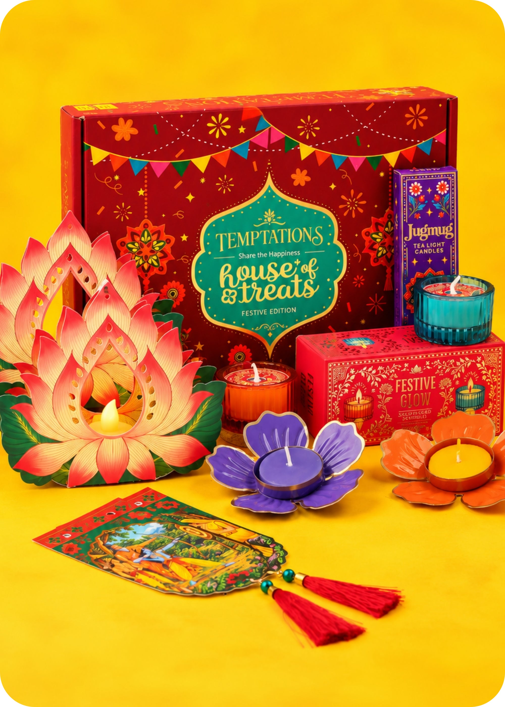 RawFruit Temptation Cookies, Chocolate Gift Hamper with Diwali Gifts