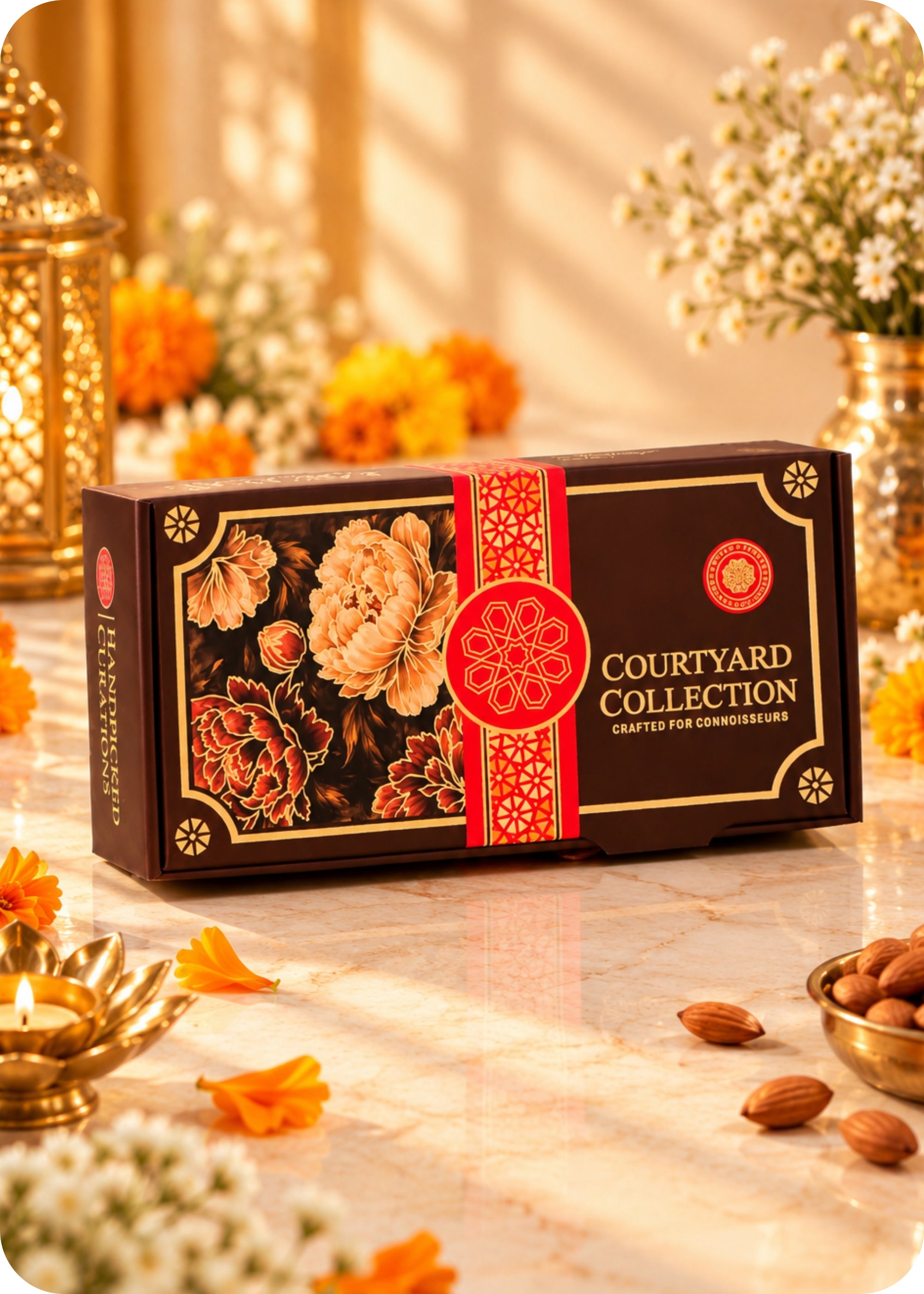 RawFruit Courtyard Collection Dry Fruits Gift Pack 250g with Diwali Greeting Card