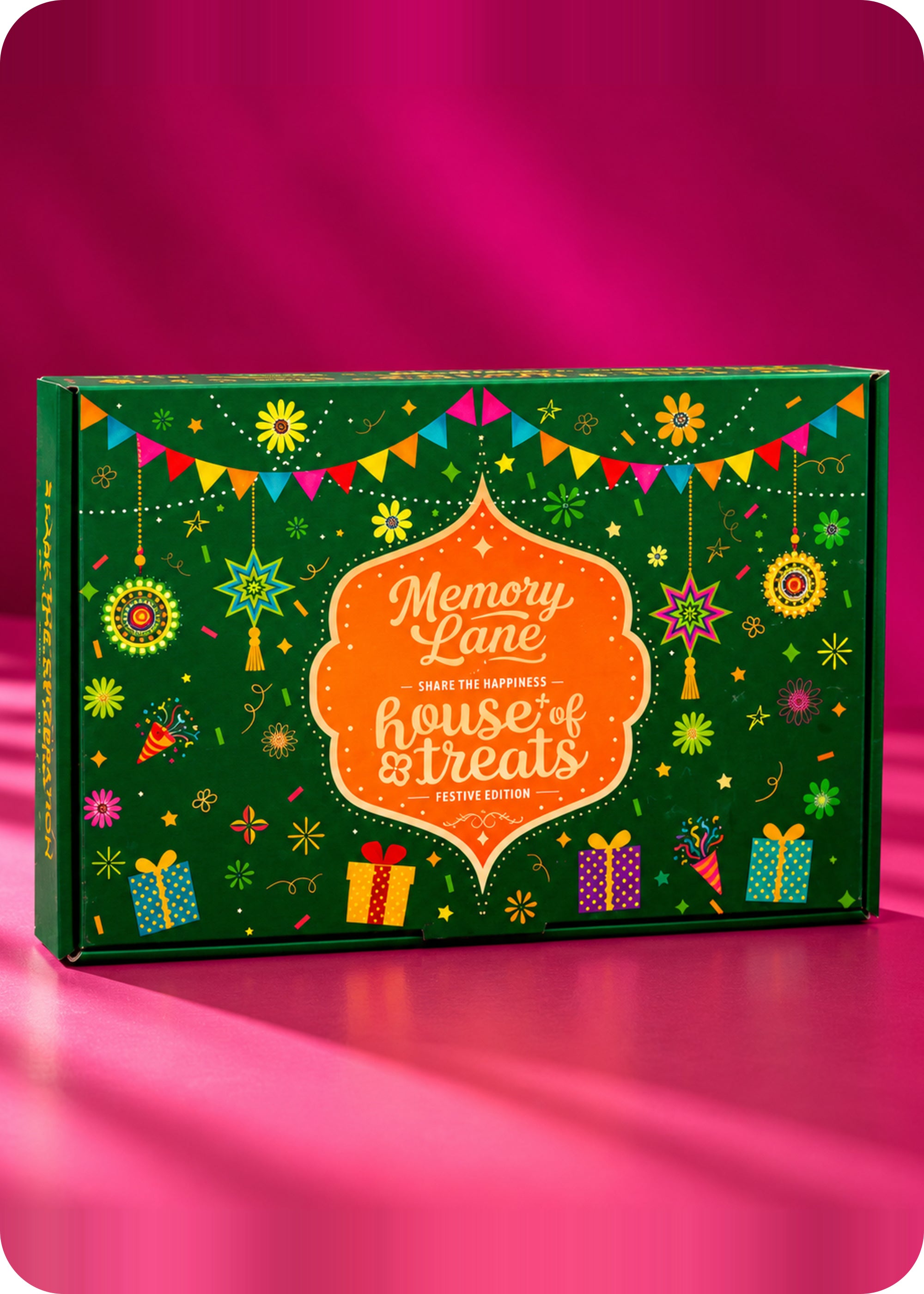 RawFruit Memory Lane Cookies, Sweets & Dry Fruits Gift Hamper with Diwali Gifts