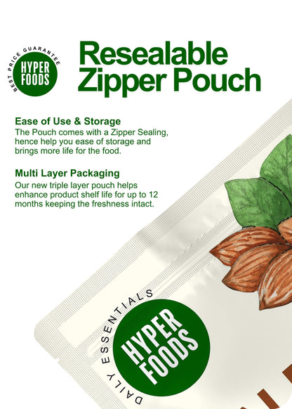 California Almonds Resealable Pouch 400gm (200gm x 2 Each)
