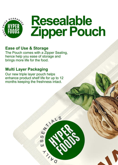 Walnuts Resealable Pouch 200gm