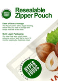 HazelNuts Resealable Pouch 400gm (200gm x 2 Each)