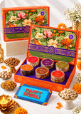 RawFruit Courtyard Collection Dry Fruits Gift Pack 745g with Diwali Greeting Card