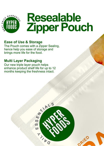 Dried Papaya Sliced Resealable Pouch 200gm