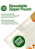 Dried Papaya Sliced Resealable Pouch 400gm (200gm x 2 Pack)