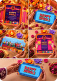 RawFruit Carnival Sweets Dry Fruits Snacks Cookies Gift Hamper with Diwali Gifts
