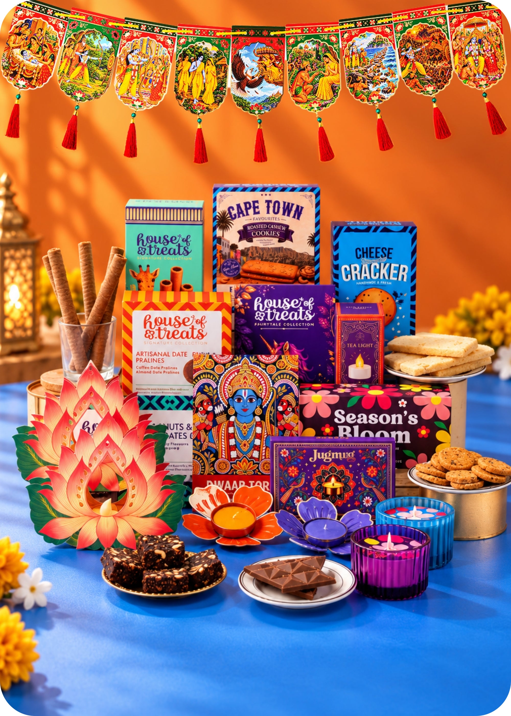RawFruit A Grand Celebration Cookies, Snacks & Chocolates Gift Hamper with Diwali Gifts