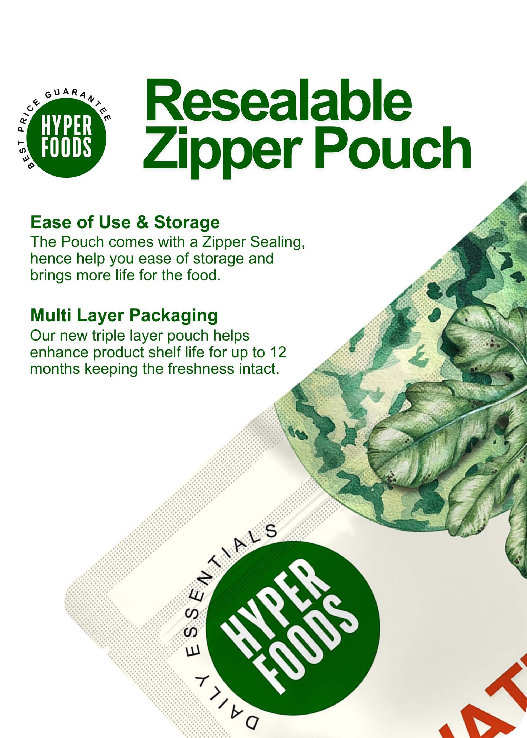 Watermelon Seeds Resealable Pouch 200gm