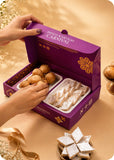 Raksha Bandhan Sweets Gift Pack with Set of 2 Rakhi