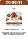 Dates Resealable Pouch 400gm (200gm x 2 Each)