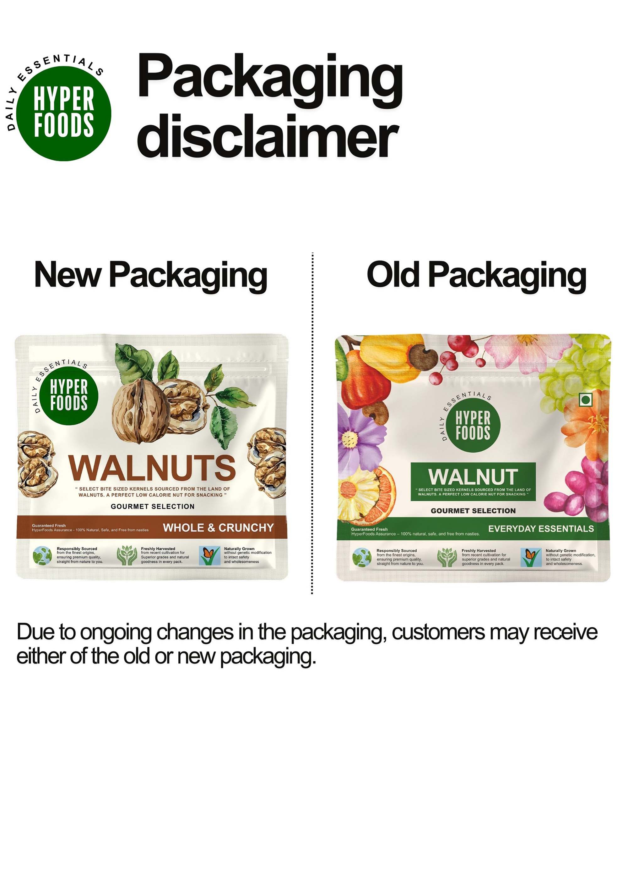 Walnuts Resealable Pouch 400gm (200gm x 2 Each)
