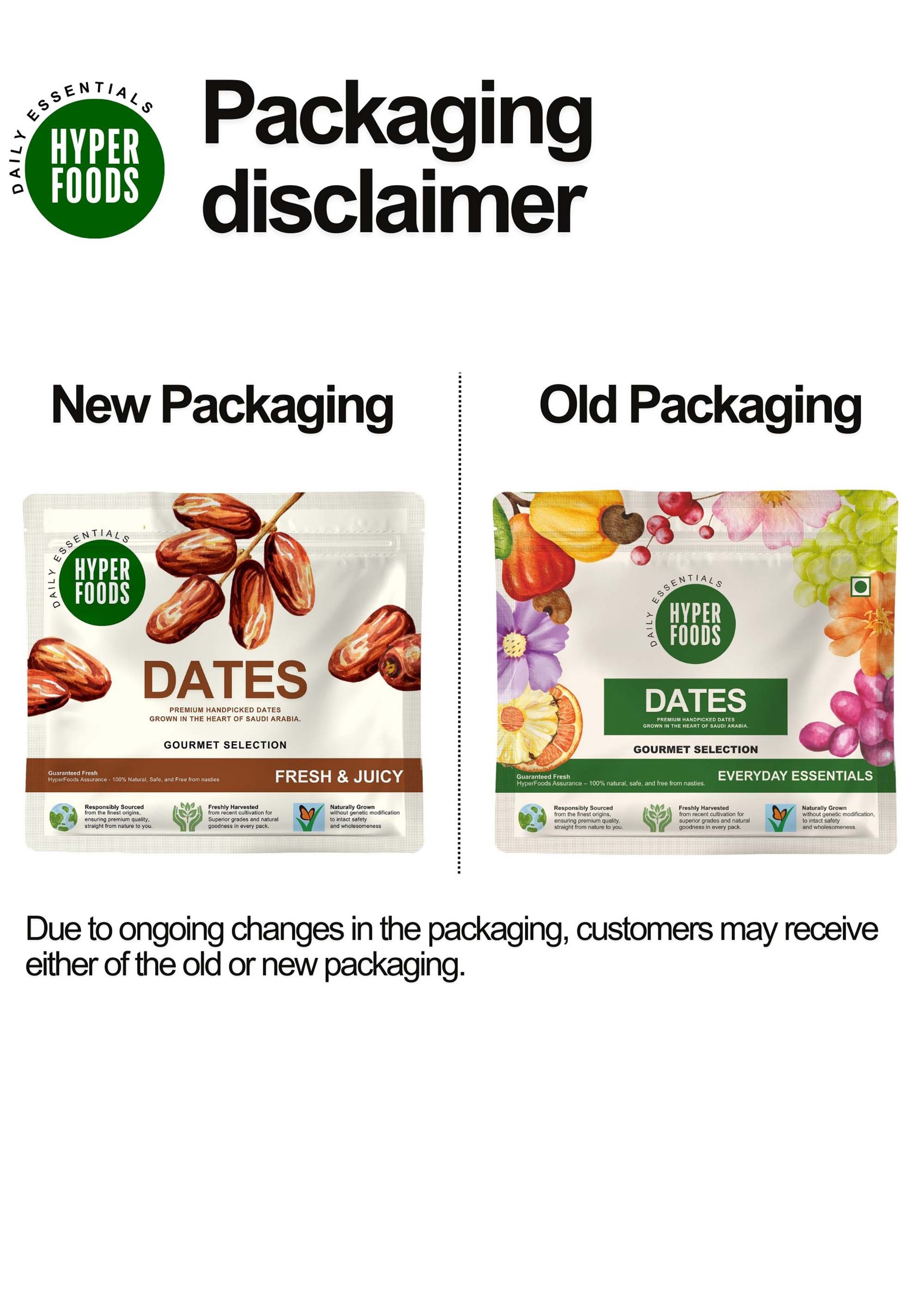 Dates Resealable Pouch 400gm (200gm x 2 Each)