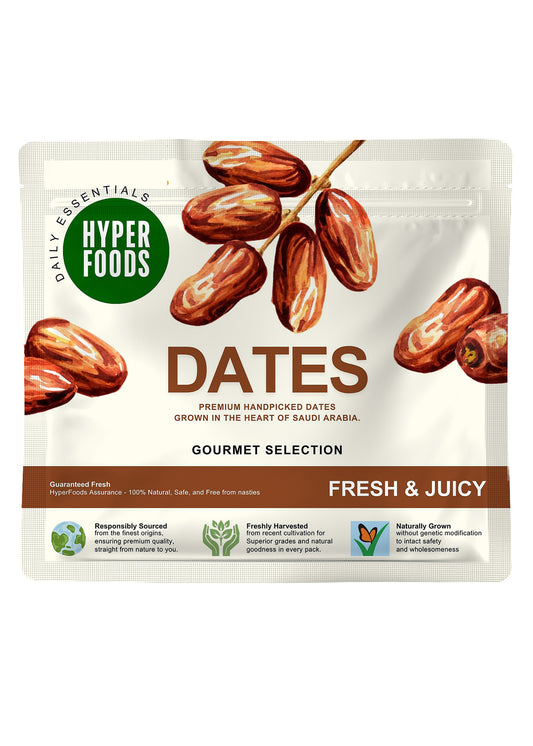 Dates Resealable Pouch 400gm (200gm x 2 Each)