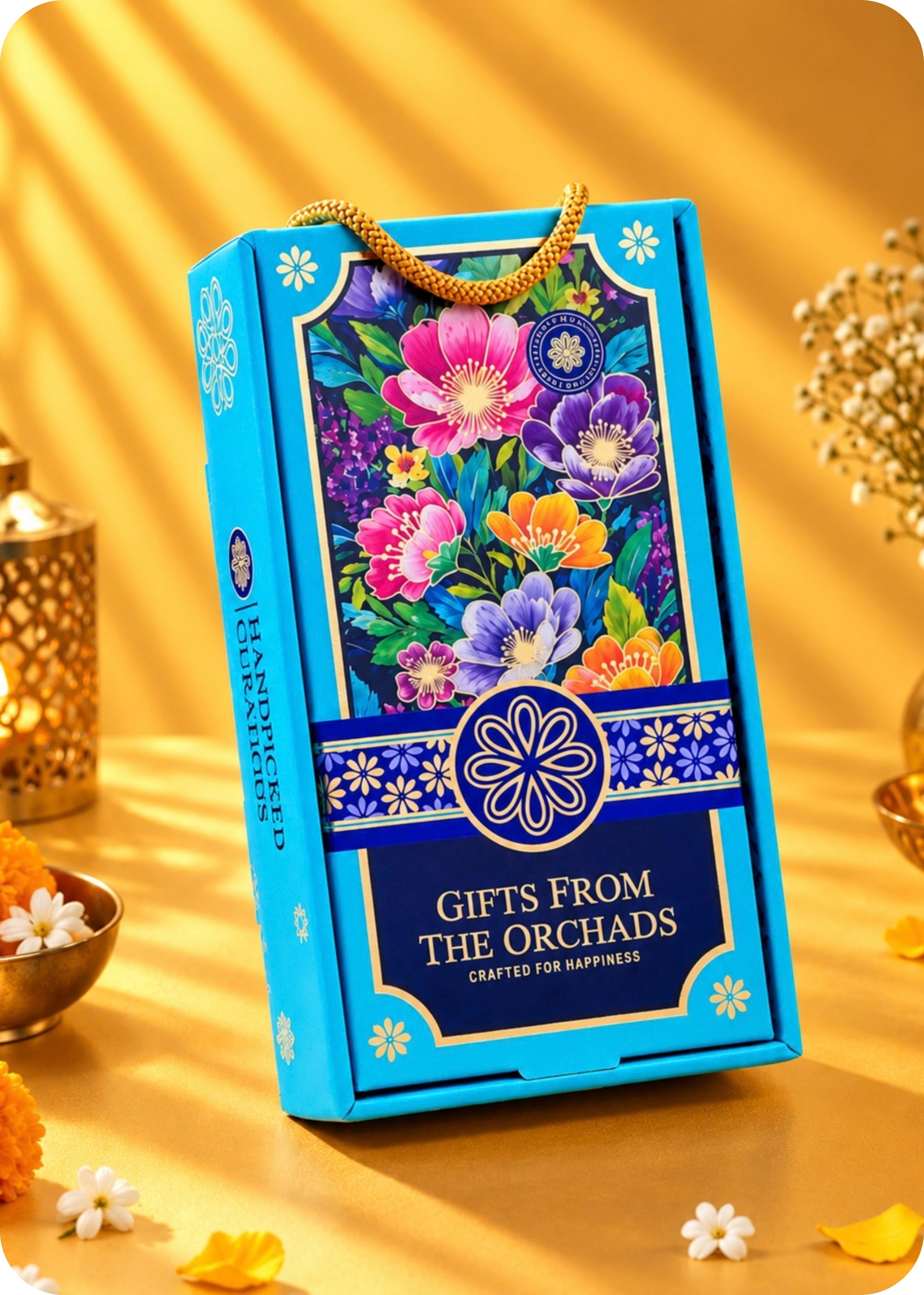 RawFruit Gifts From The Orchards Brittles, Dry Fruits Gift Pack 320g with Diwali Gifts