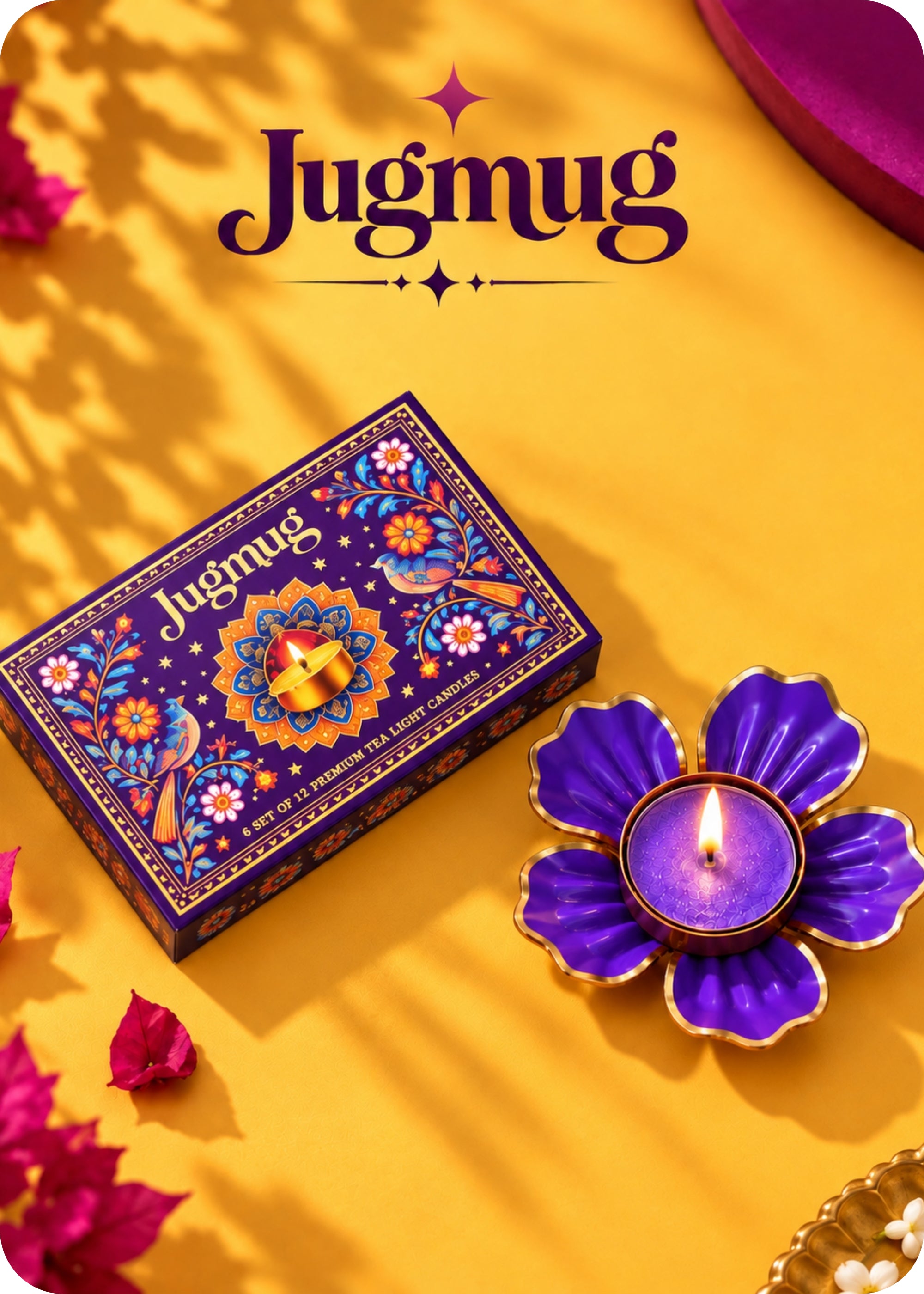 RawFruit Bouquet Bloom Dry Fruits Gift Box 495g with Diwali Greeting Card