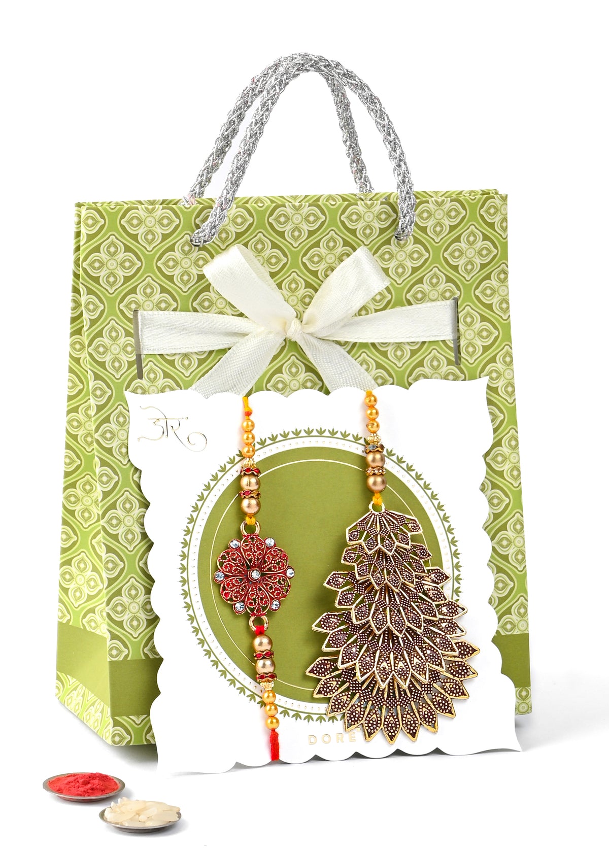 MorPankh Bhaiya Bhabhi Rakhi Set