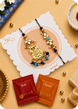 Assorted Dry Fruits Celebration Box with Bhaiya Bhabhi Rakhi