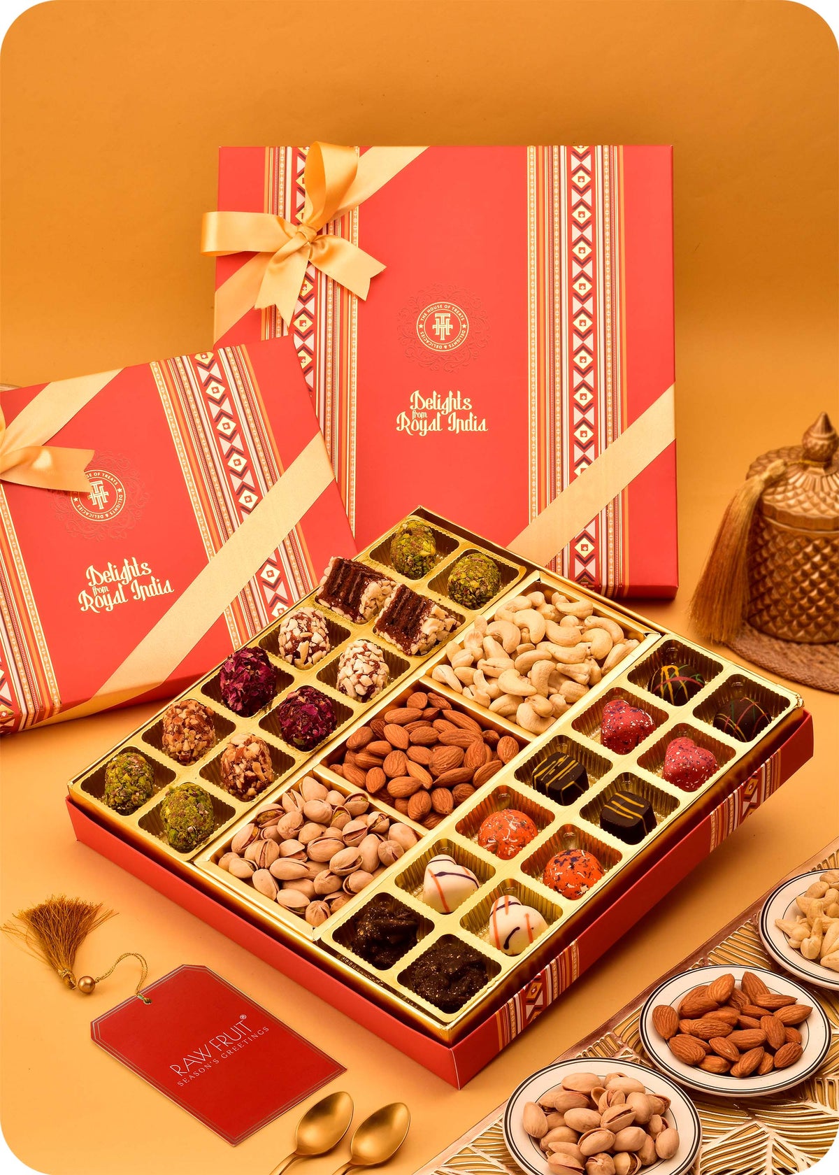 Barrel, Chocolate with Dry Fruits, Sweets Pack