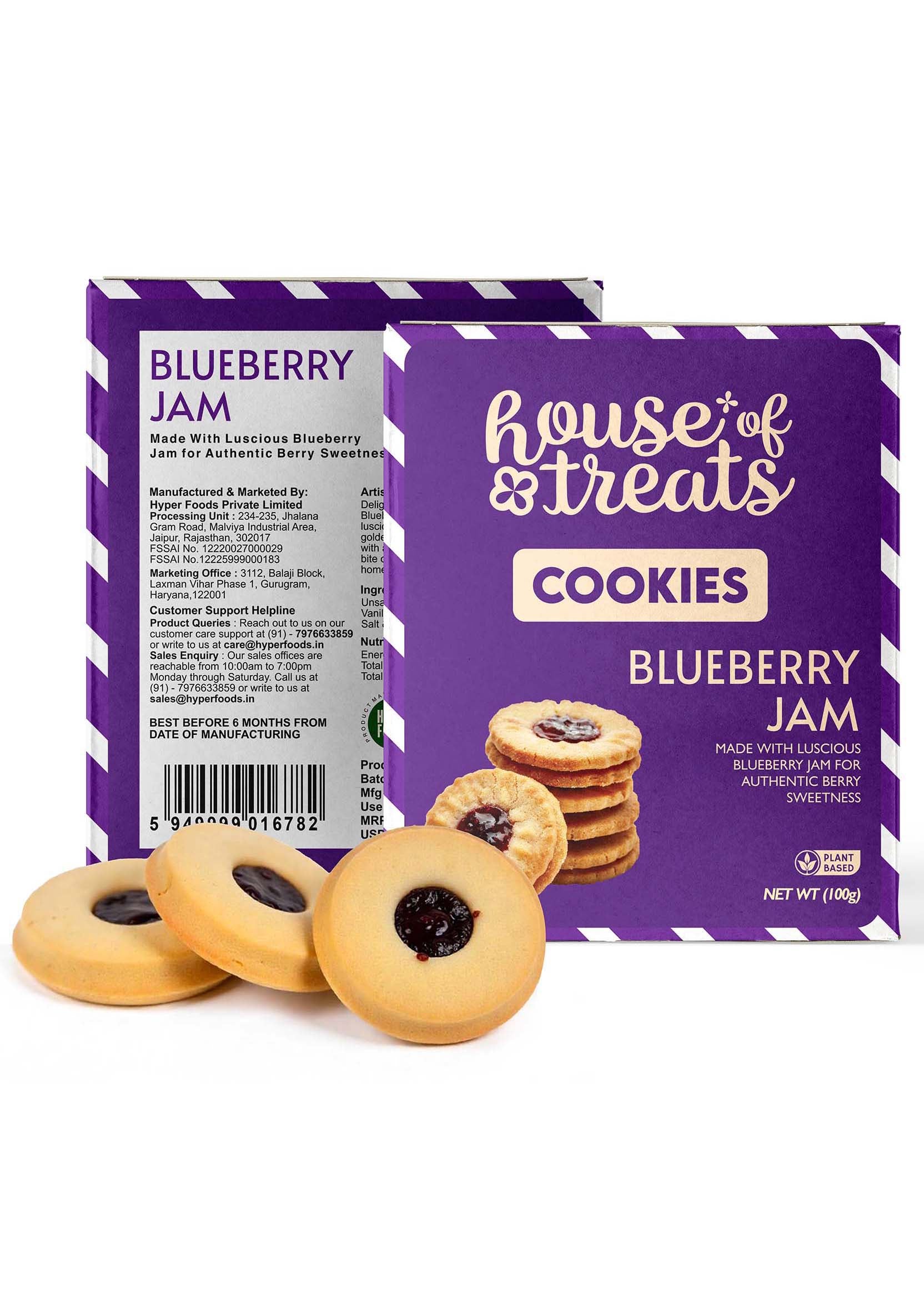 HyperFoods® BlueBerry Jam Cookies