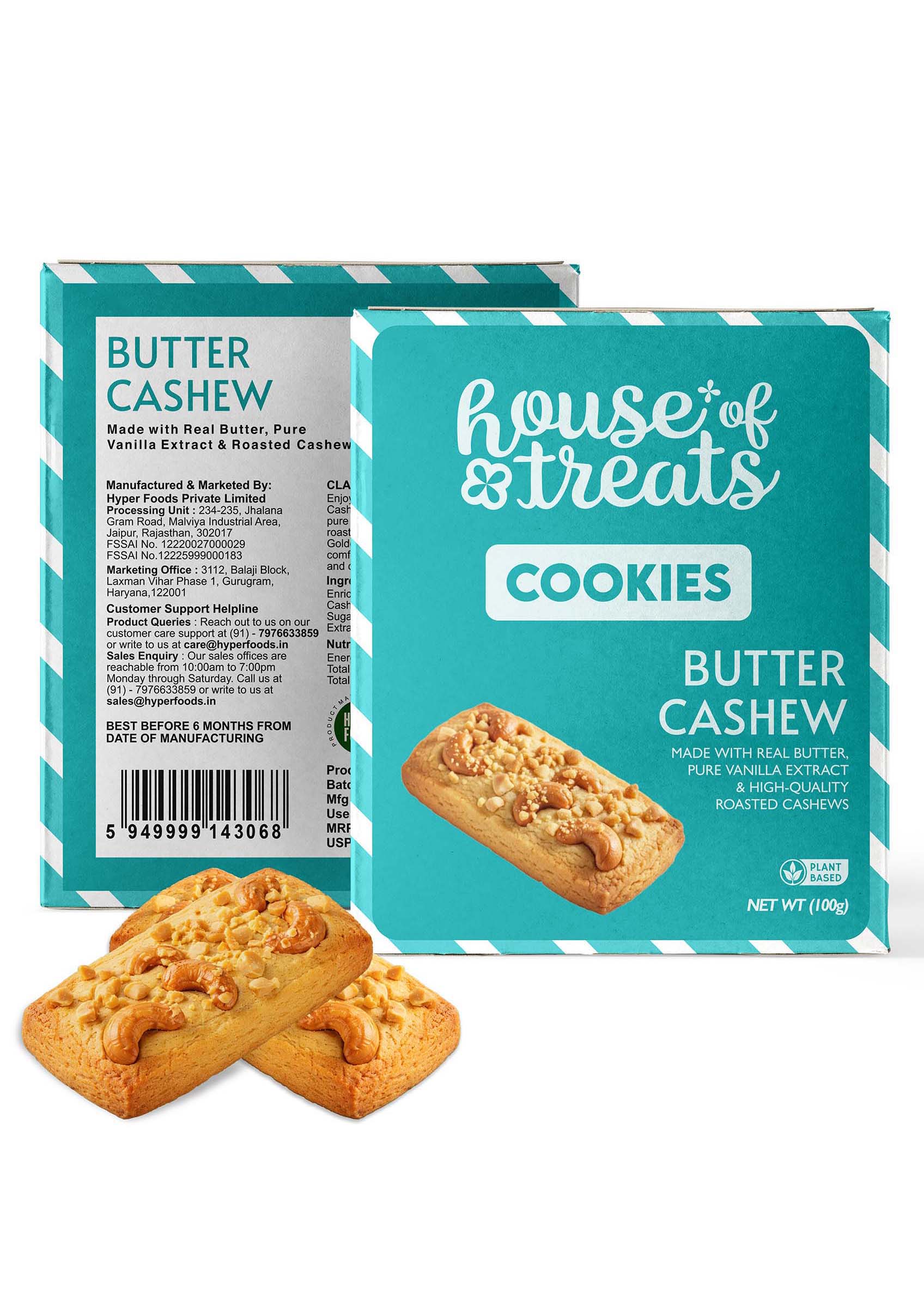 HyperFoods® Butter Cashew Cookies