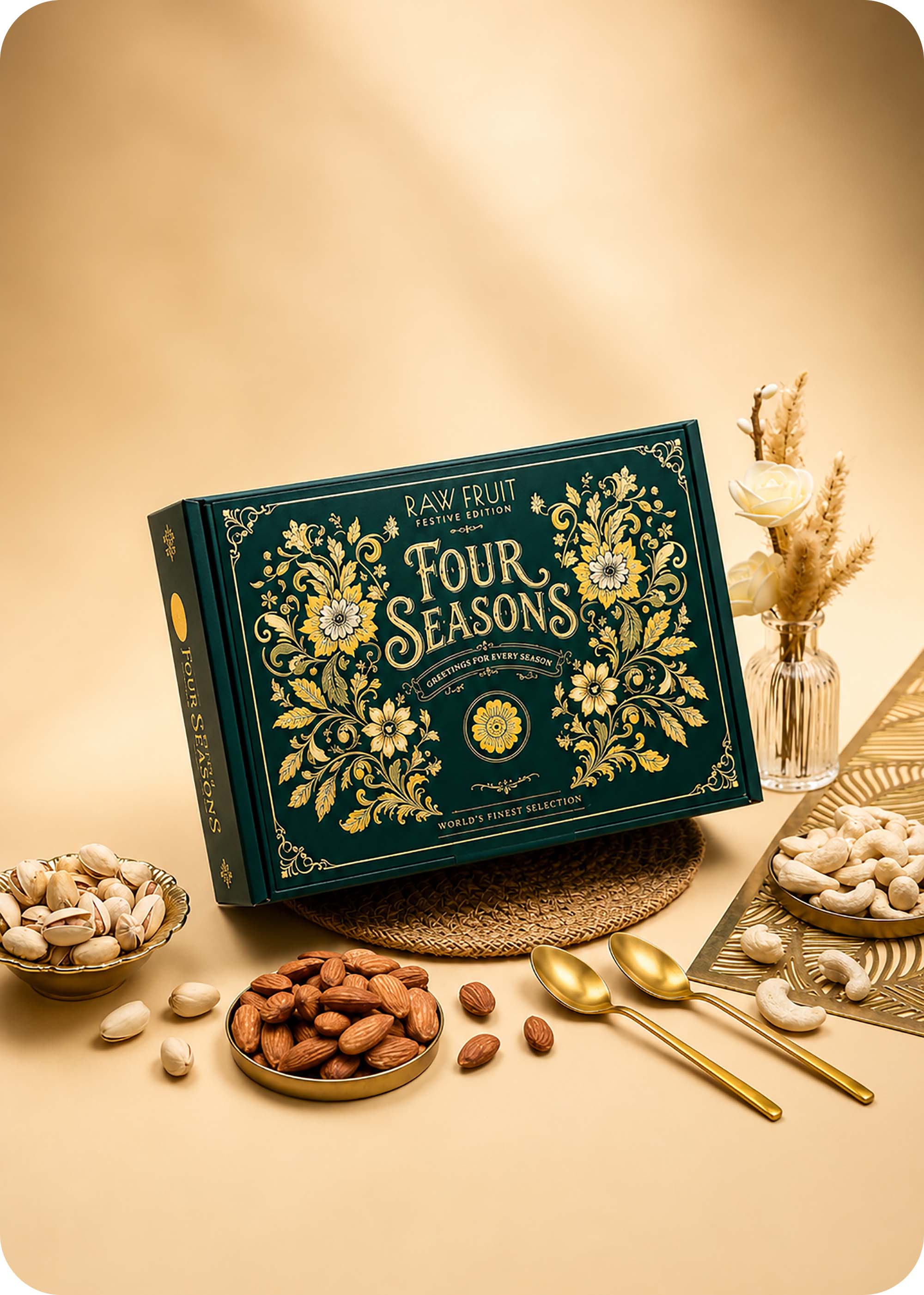 Dry Fruits Gift Pack Cashews, Almonds, Pistachios