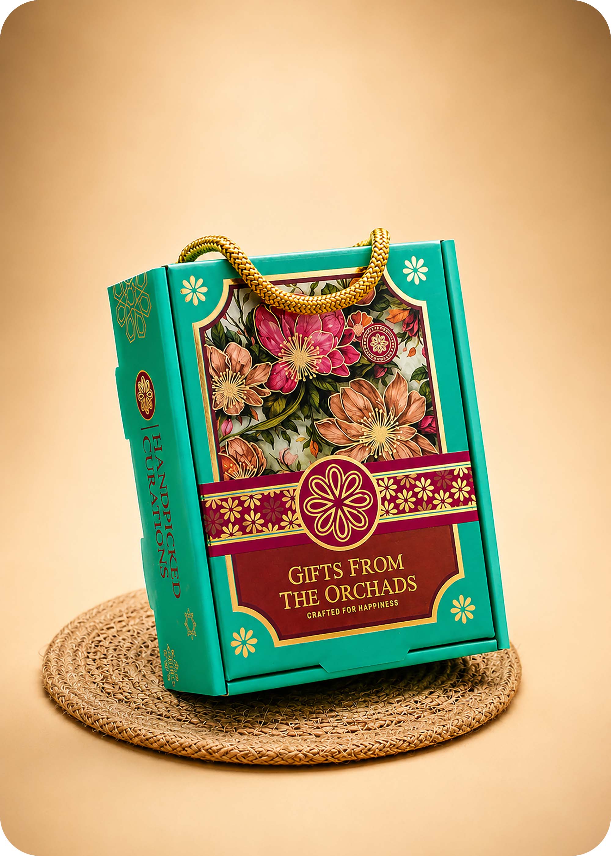 Gifts From The Orchards Brittles Gift Pack with Rakhi