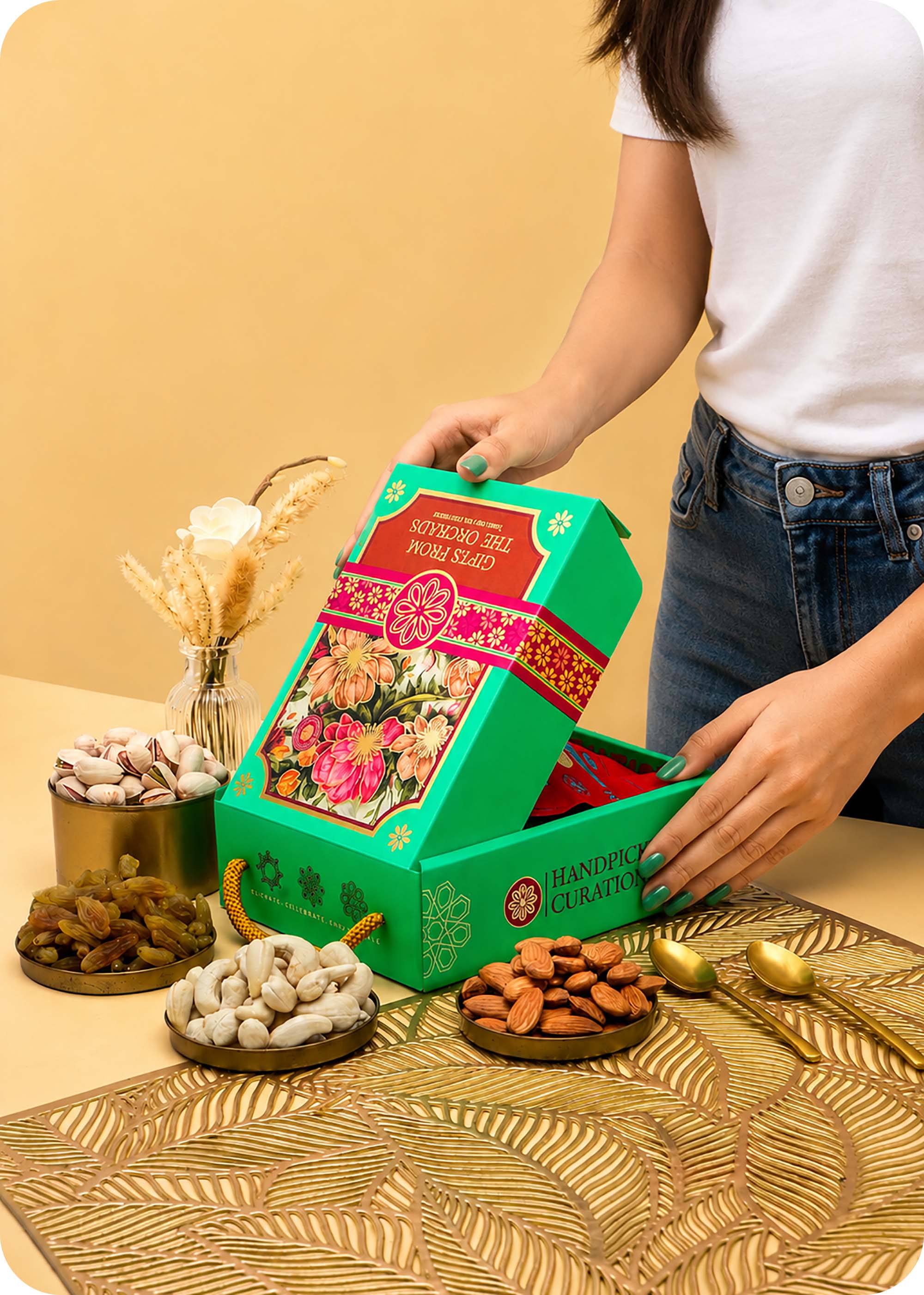 Gifts From The Orchards Dry Fruits Gift Pack with Rakhi