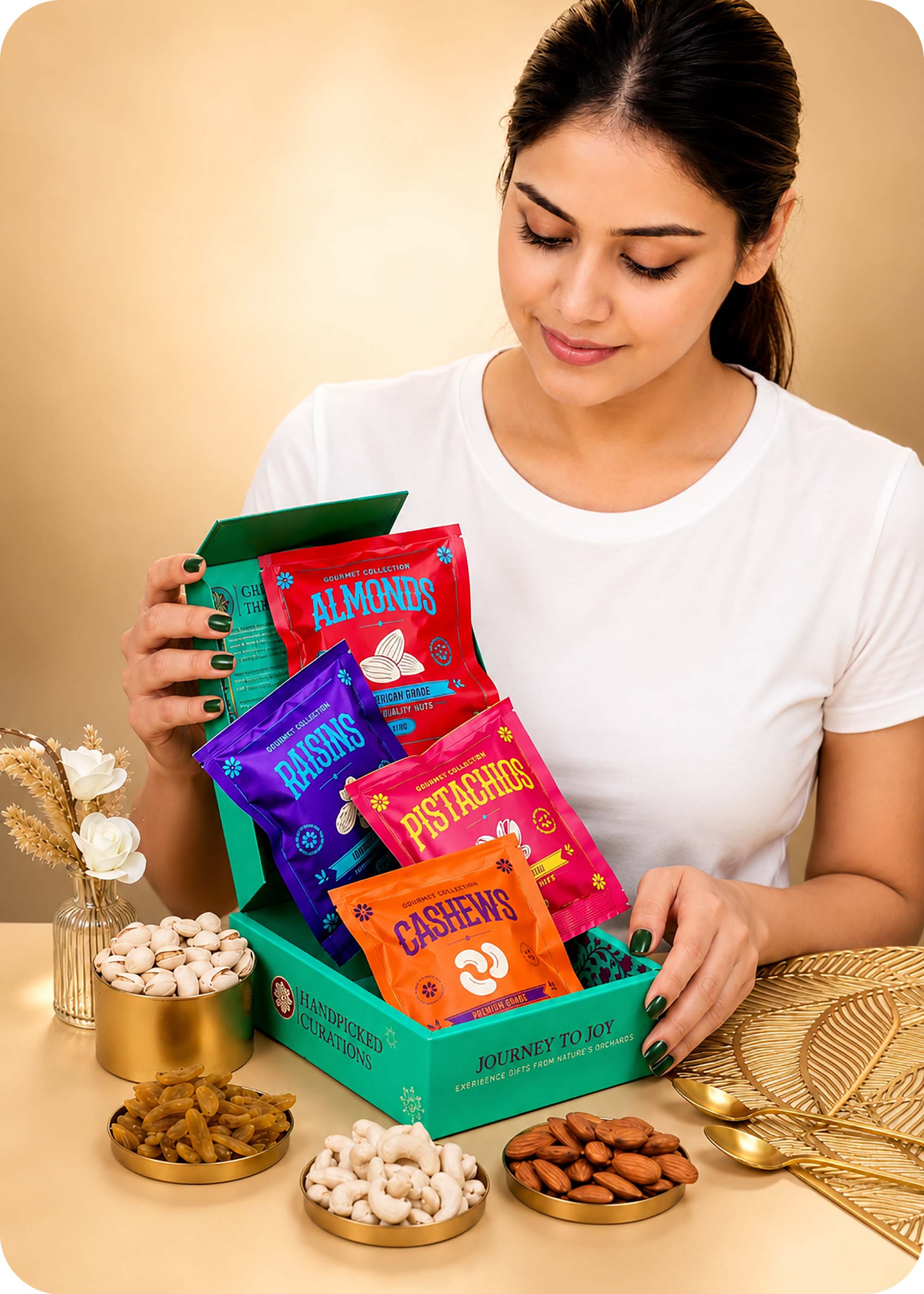 Gifts From The Orchards Dry Fruits Gift Pack with Rakhi