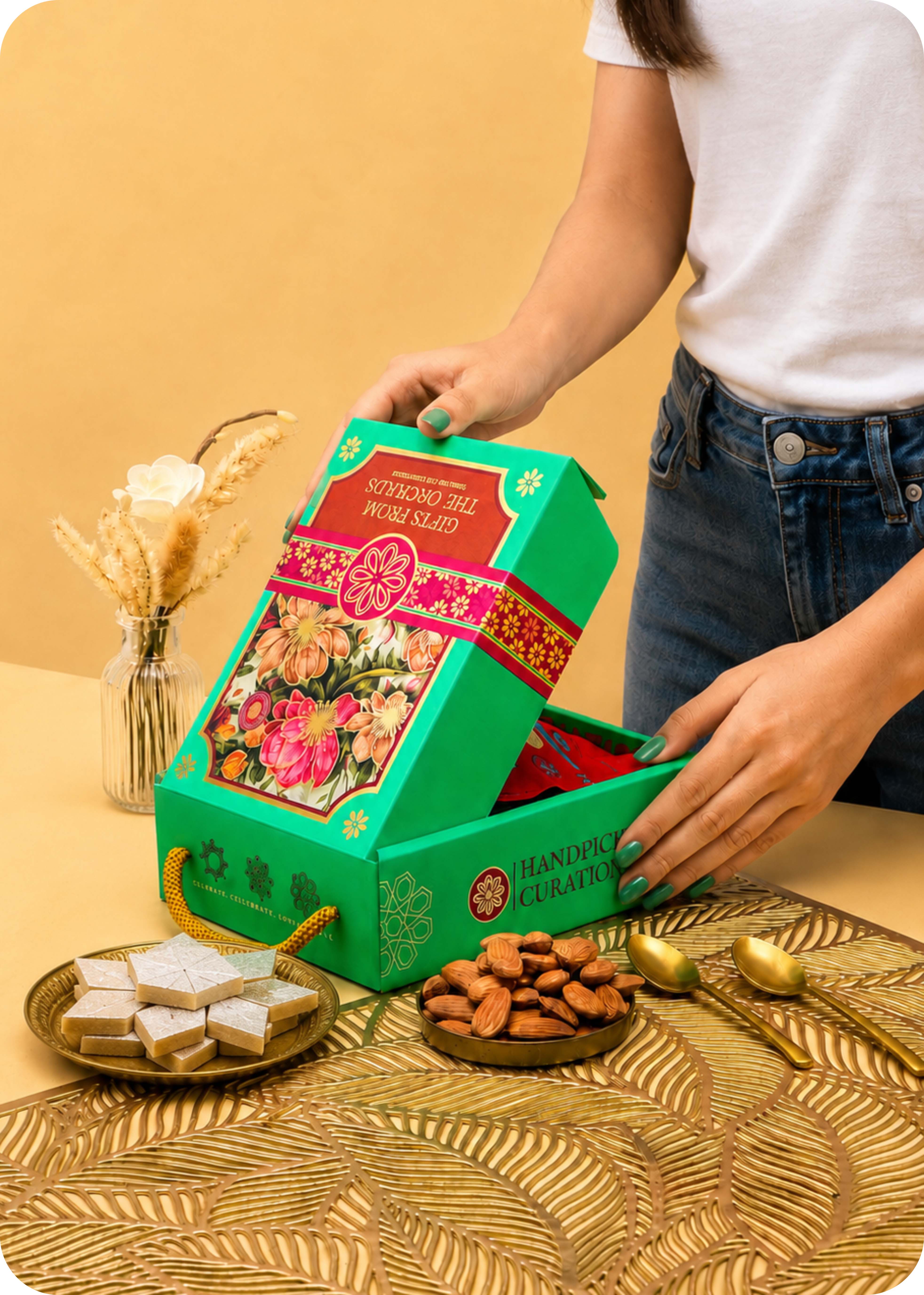 Gifts From The Orchards Dry Fruits & Sweets Gift Pack