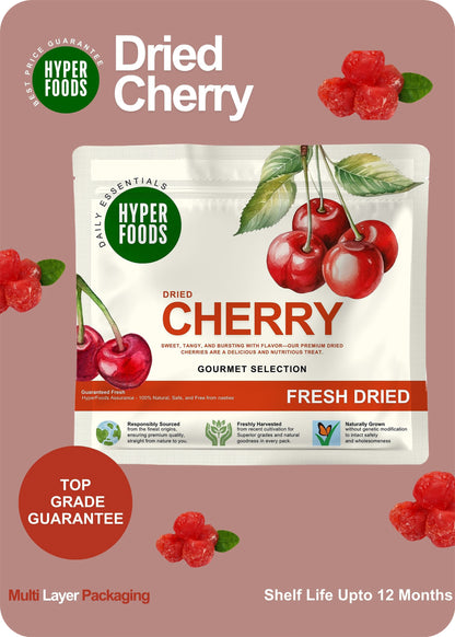 Dried Cherry Resealable Pouch 200gm