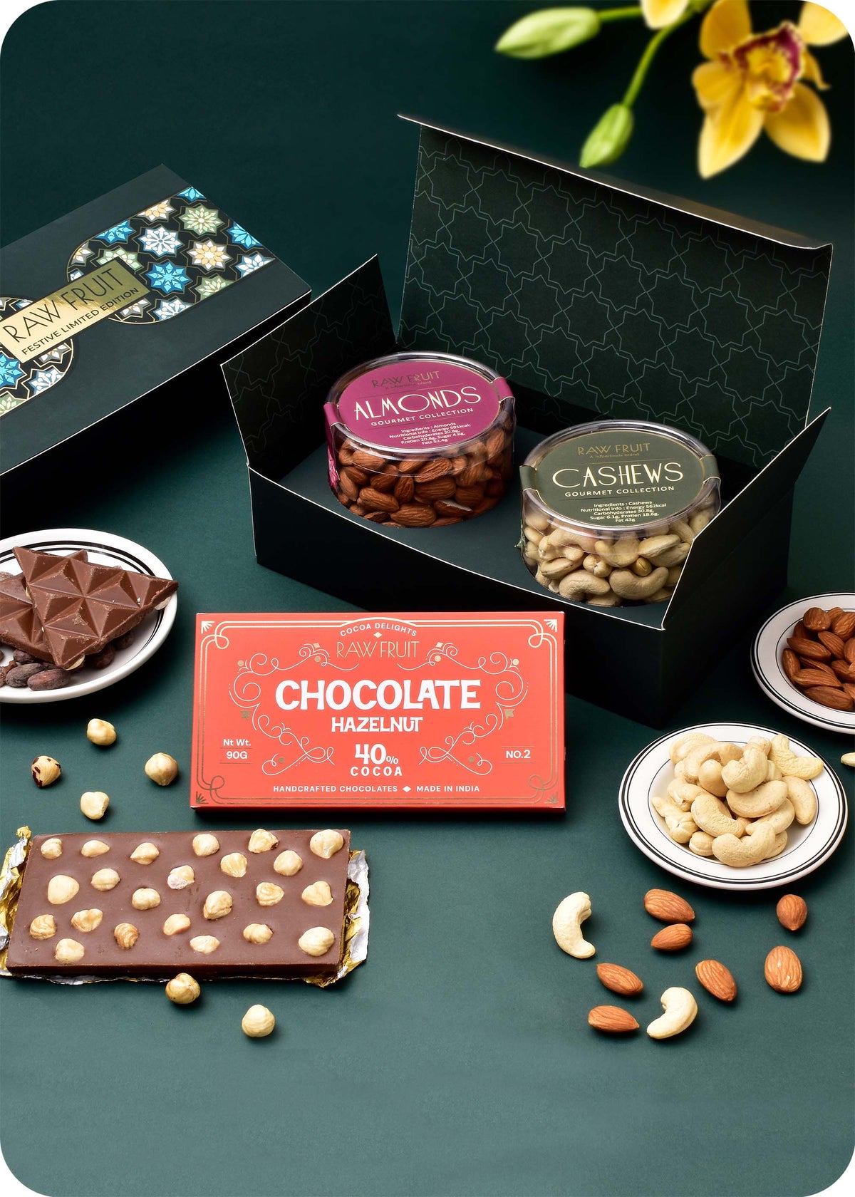 Chocolate Bar with Dry Fruits Pack