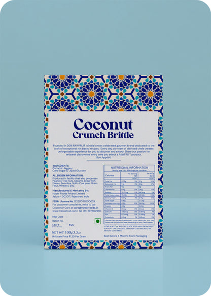 HyperFoods®  Coconut Crunch Brittle Pack of 2