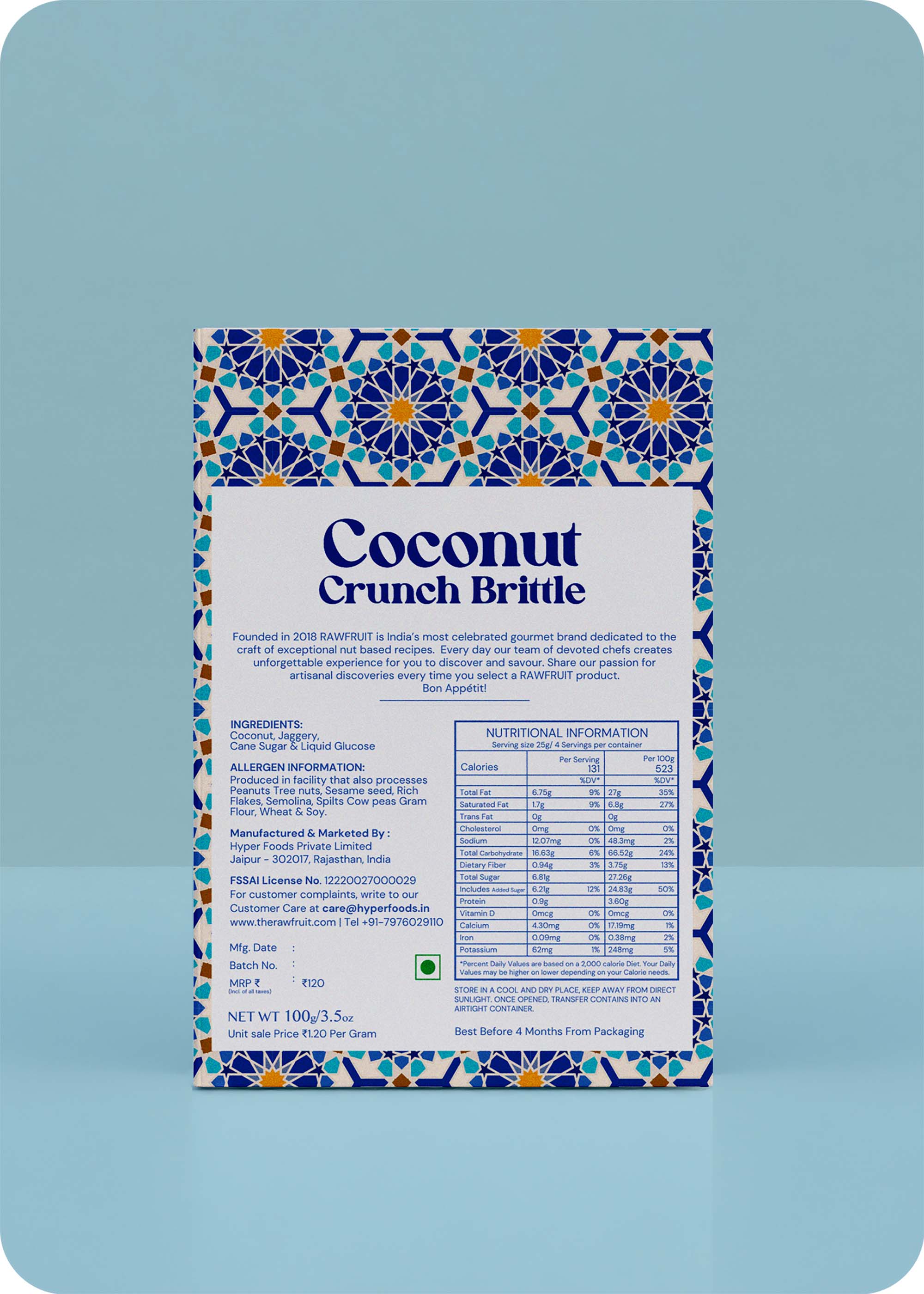 Coconut Crunch Brittle Pack of 2