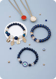 Blue Trinity Rakhi with Set of 3