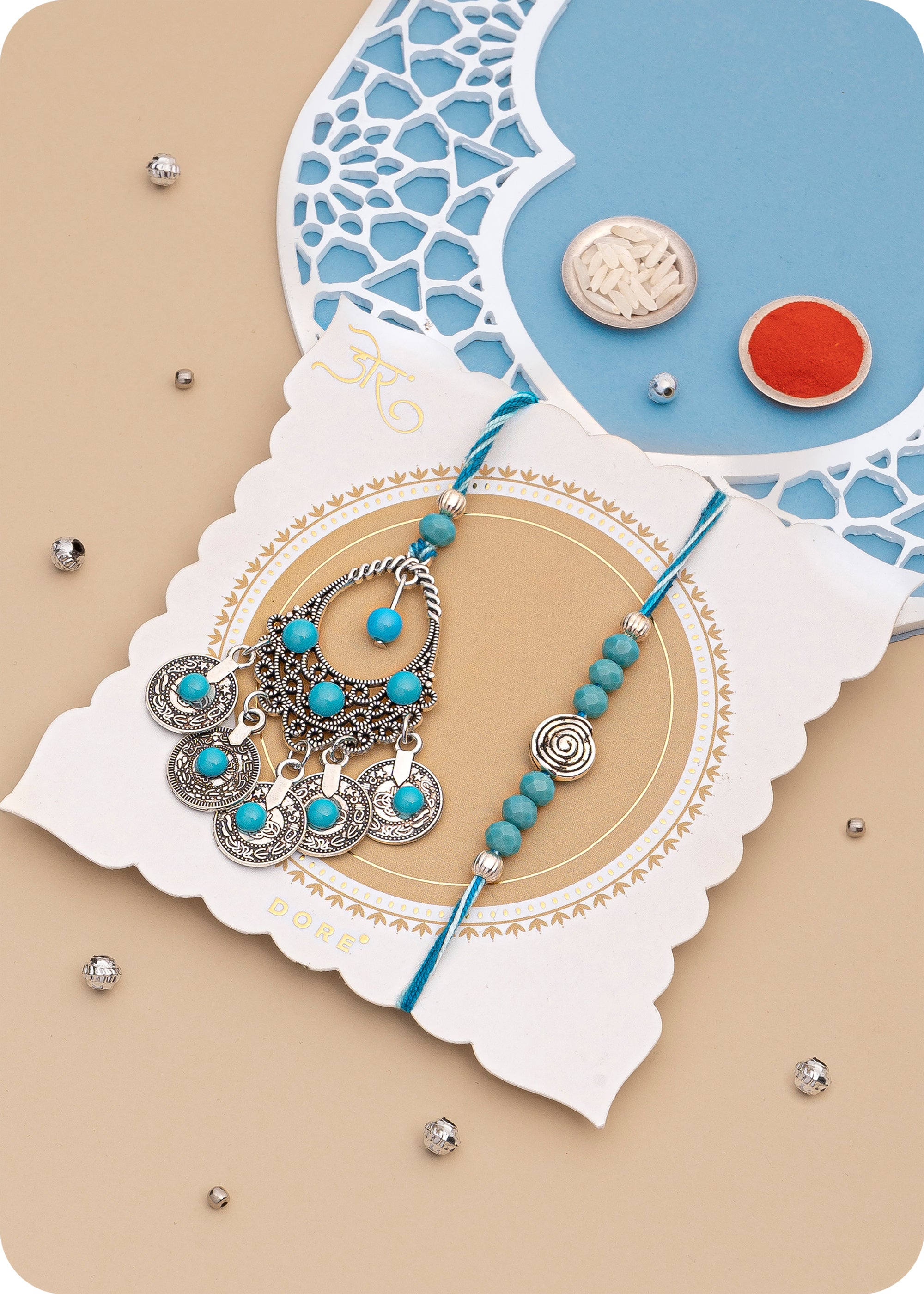 Neel Kamal Bhaiya Bhabhi Rakhi Set