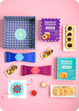 Rakhi Delight: Cookies & Dry Fruits with Bhaiya Bhabhi Rakhi