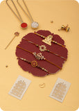 Rakshabandhan Special: Dry Fruits with Rakhi Set of 4