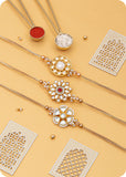 Set of 3 Rakhi Gift for Brother with Dry Fruits