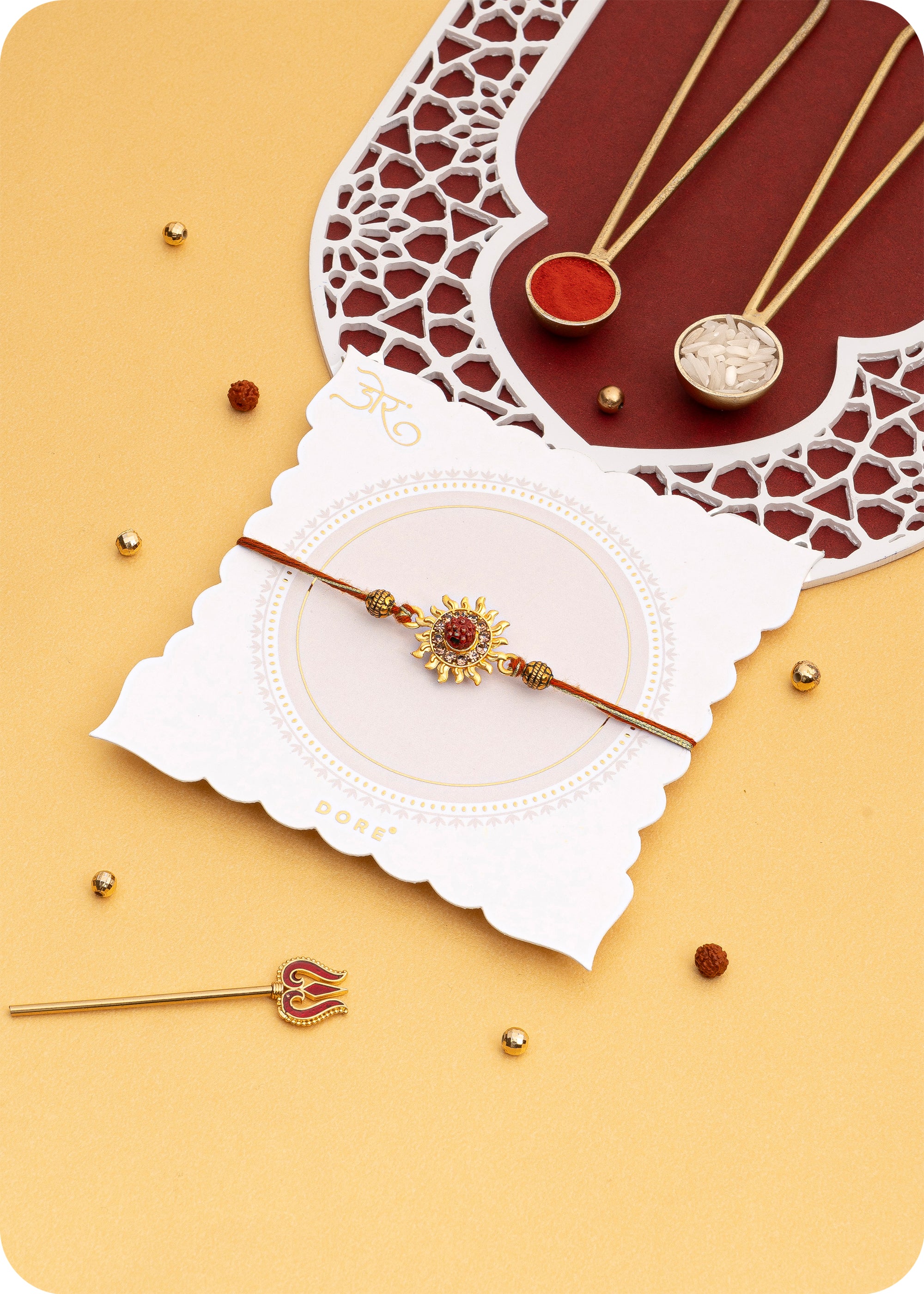 Rakhi Gift Pack: Dry Fruits with Rakhi
